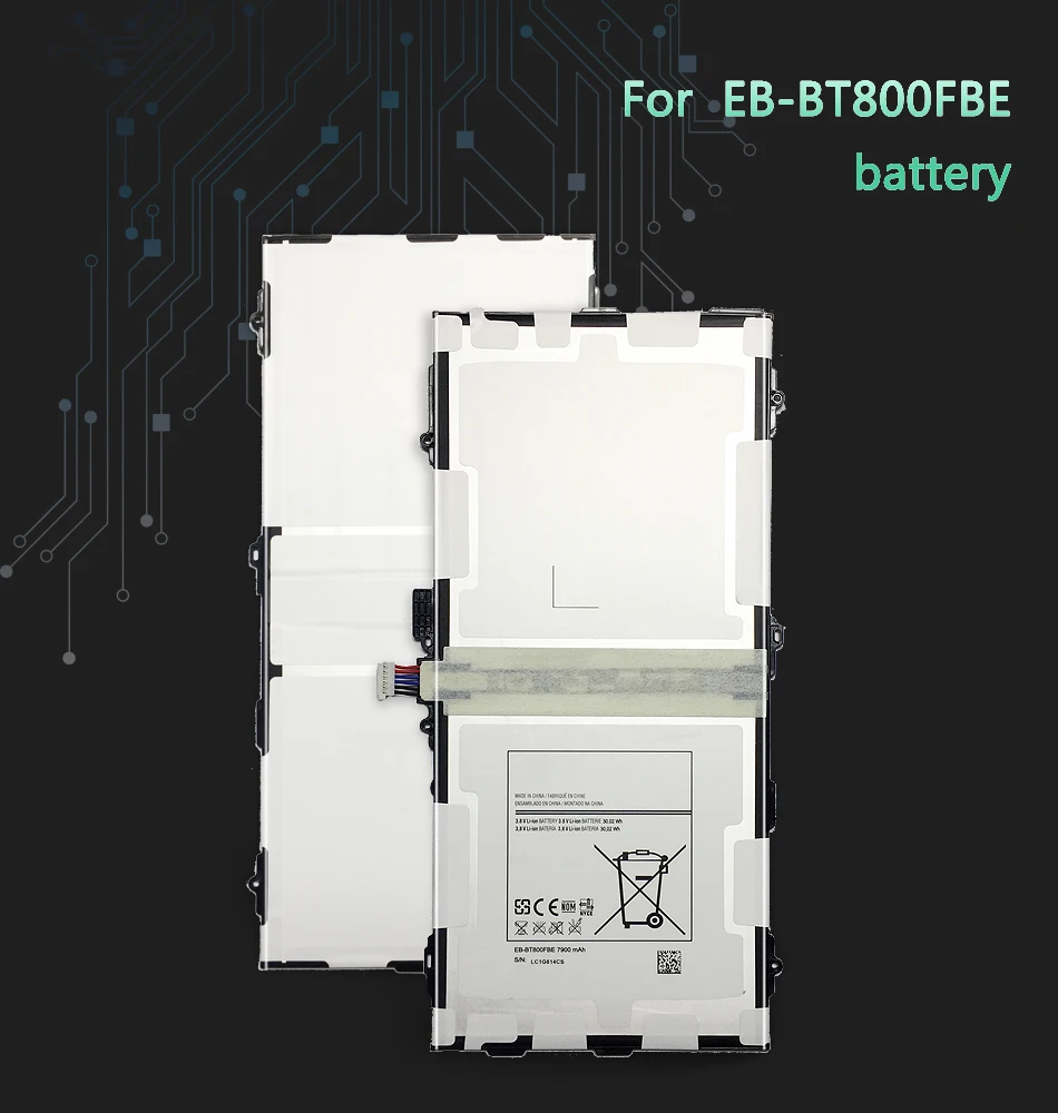 Сменный аккумулятор для ноутбука EB-BT800FBE 7900 мАч для Samsung Galaxy Tab S 10,5 T800 T801 T805