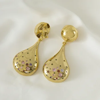 

Fashion Statement Earrings Big Geometric Round Earrings For Women Hanging Dangle Earrings Drop Earing Modern Female Jewelry