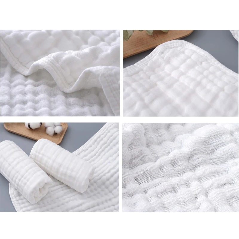 Baby Cotton Long Square Towel Gauze Bath Towel Newborn Feeding Burp Cloth