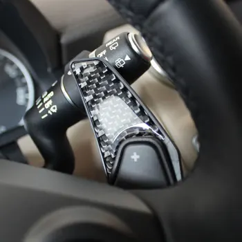 

Carbon Fiber Steering Wheel Shift Paddle Extension Shifter Sticker Decoration Interior For Jaguar XF XJ XE F PACE FTYPE