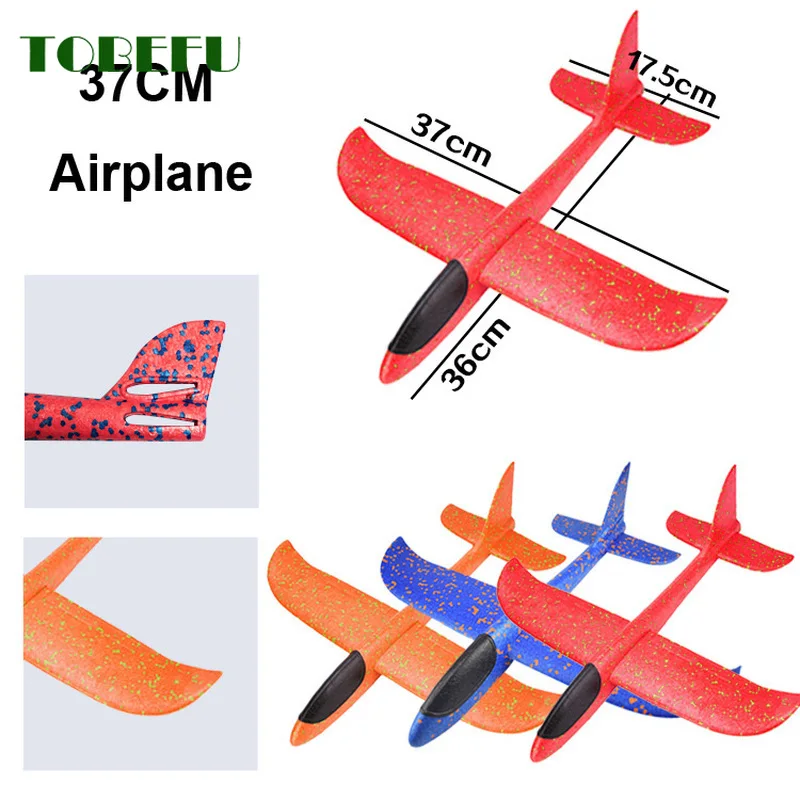 TOBEFU Launch Glow Glider Plane модель ручной работы Gliding Airplane интересные уличные игрушки для
