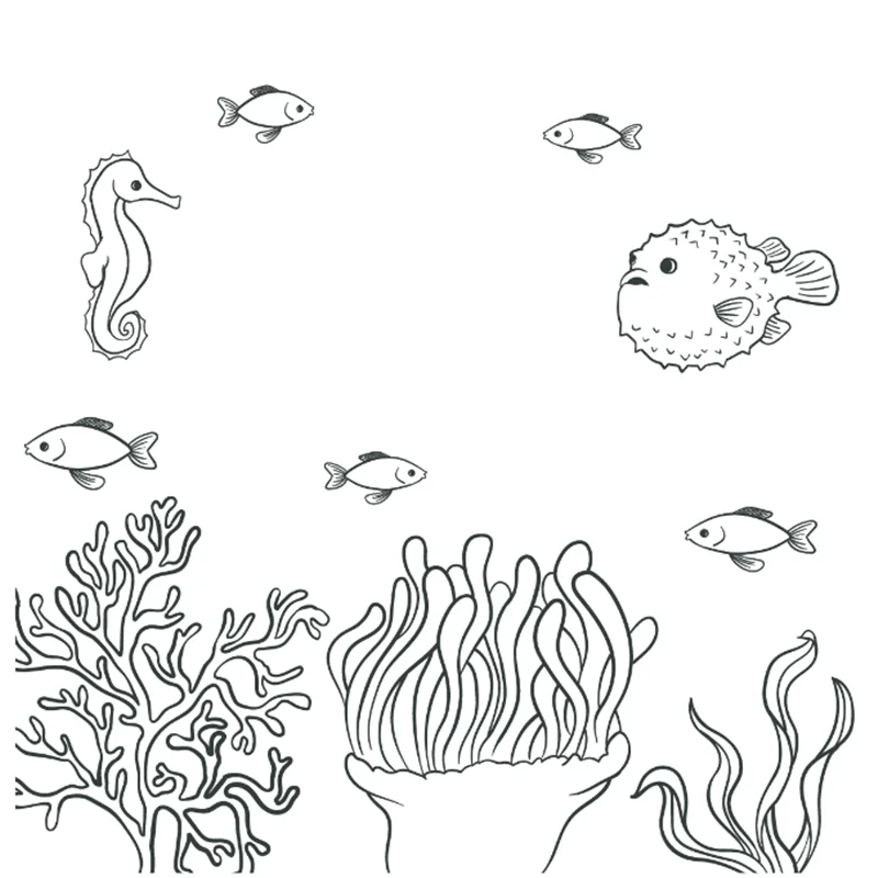 At the Beach Clear Stamps Clear Rubber Stamps Card Making Supplies Photopolymer Stamps Scrapbooking Stamps