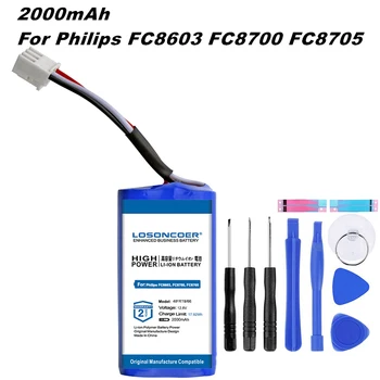 

LOSONCOER 4IFR19/66 Battery for Philips FC8603, FC8700, FC8705, FC8710 Battery Free tools Stand Holder 2000mAh