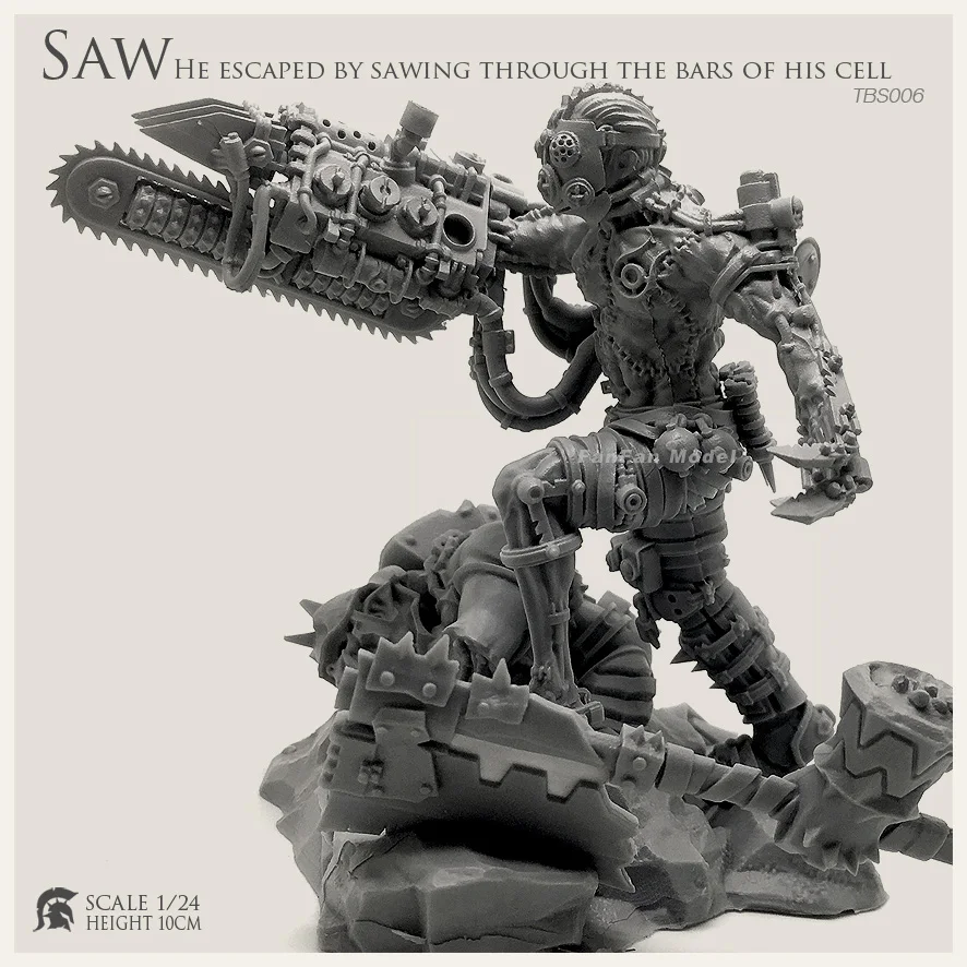 1/24 Saw Magic Man смола солдат фигурка модель Tbs006