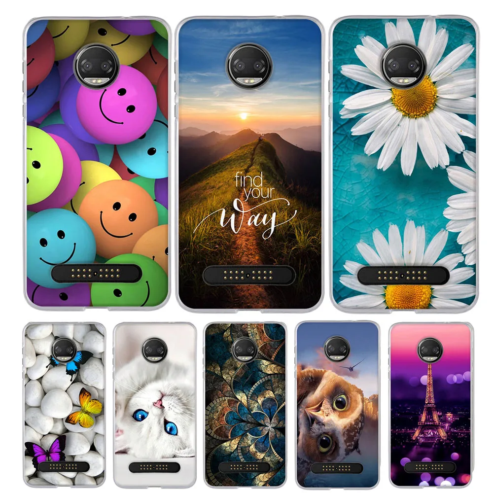 For Motorola Moto Z2 Force Case Soft Silicone Funda For Moto Z 2 Force