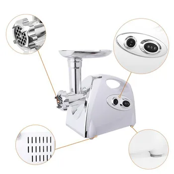 

2800W Electric Meat Grinder Sausage Maker with Handle Mincer Food Grinding Mincing Cutter Machine for Household Kitchen Tools