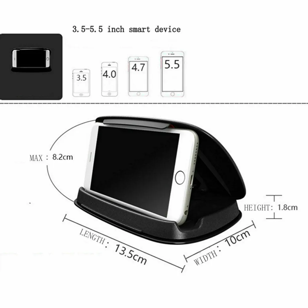 Universal Autotelefon halter Ständer Armaturen brett Auto Clip Mount GPS Handy Handy Unterstützung in Auto Halterung für iPhone Samsung Xiaomi – Detail 5