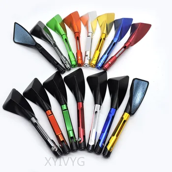 

Orange Red Blue Silver Black Green Gold Rear View Mirror For Rizoma Honda Hyosung Triumph Suzuki Yamaha BMW Motorcycle Universal