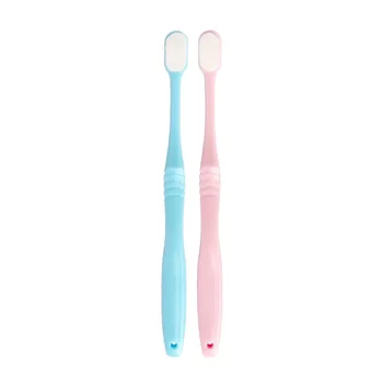 

2pcs Dense Soft Bristle Toothbrushes Postpartum Superfine Toothbrushes Oral Cleaning Brushes Oral Care Tool (1pc Blue Brush + 1p