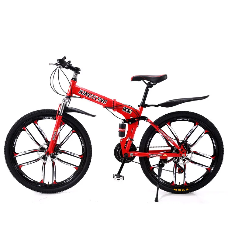 KINGTONG Double disc brake 21/24/27 Speed Mountain Bike 24/26inch Fat Tire Bikes Shock Absorbers Bicycle Free Delivery Snow Bike