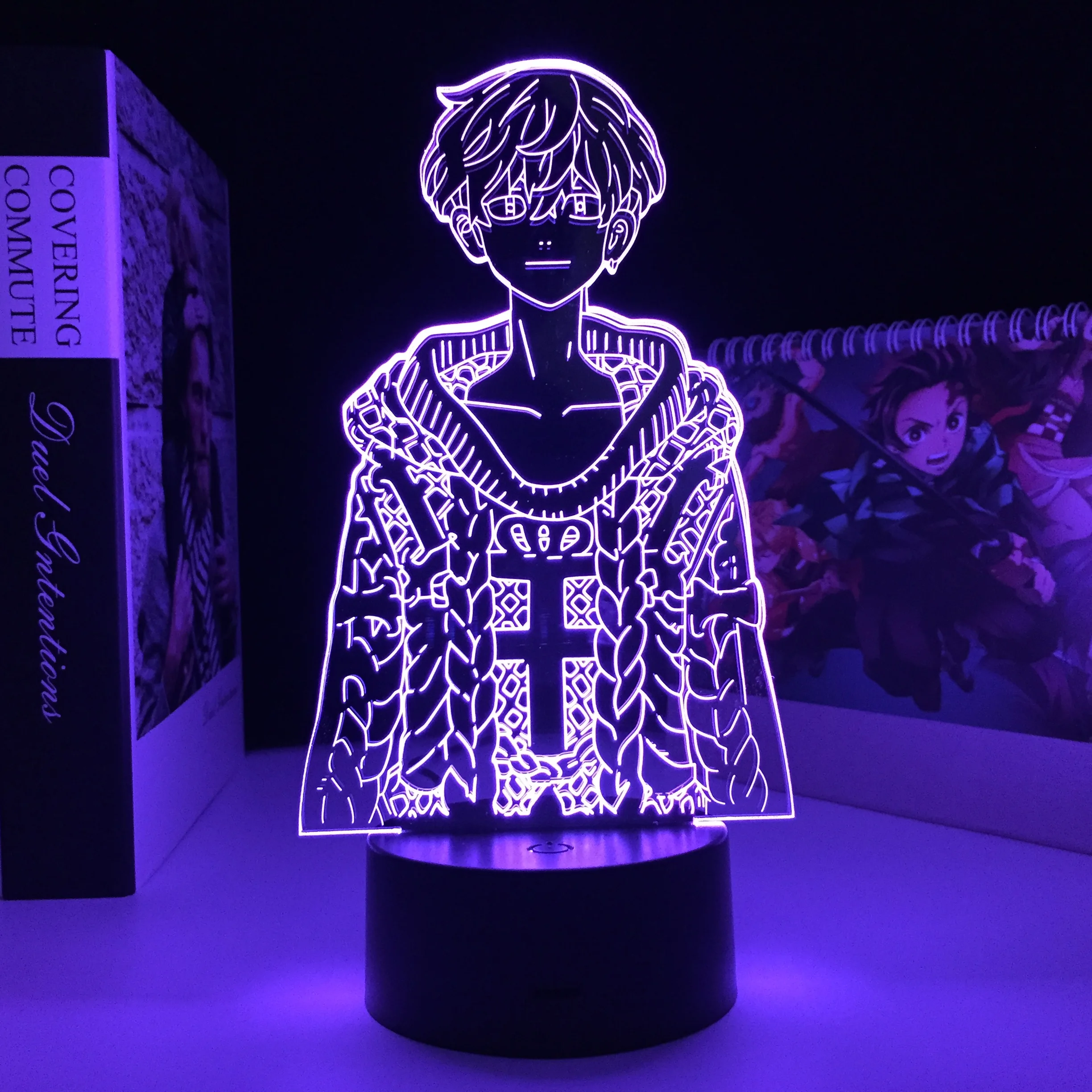 Anime Tokyo Revengers Figure Chifuyu 3D Desk Lamp for Kids Bedroom Decor Birthday Gift Manga LED Night Light Tokyo Revengers mi motion activated night light 2