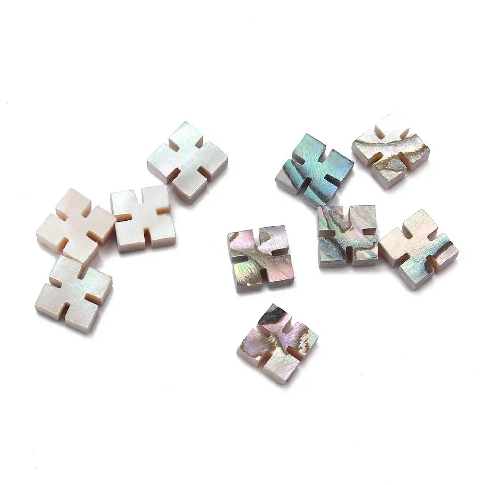 

20PCS Guitar Abalone Shell PAUA Dot square Notched 5x5mm Inlay Maker For Guitar Bass Ukulele Fingerboard Fret Luthier DIY
