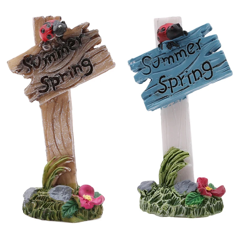 1 шт. Мини Божья коровка указатель мини Фея для дома декоративные украшения из