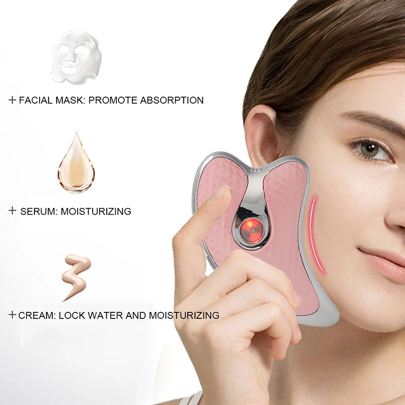 

Micro Current Thin Face Instrument Vibration Constant Temperature Heating Lifting Instrument Electric Beauty Scraping Instrument