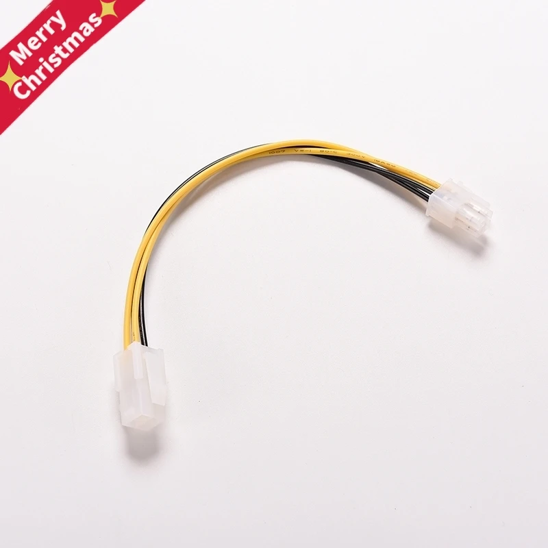 15cm 8 inch ATX 4 Pin Male to 4Pin Female PC CPU Power Supply Extension Cable 1