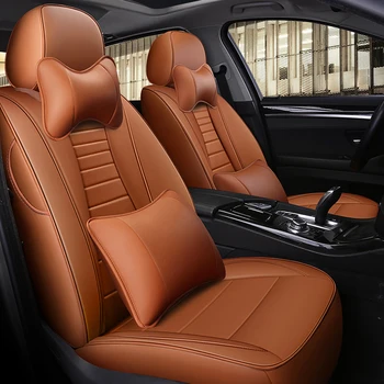 

custom cowhide car seat cover for Porsche Macan Cayenne boxster Panamera Lincoln MKC MKX MKZ Auto Seat Protector car accessories