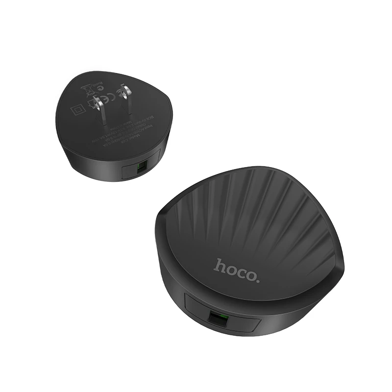 HOCO C68 20 шт./лот 18 Вт USB зарядное устройство для iPhone 11 Xs Max США ЕС вилка настенное зарядное устройство адаптер для samsung Xiaomi huawei