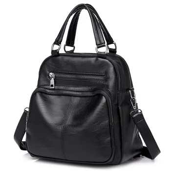 

2020 new high-end temperament dual-use explosive multifunctional backpack European and American popular travel leisure bag women