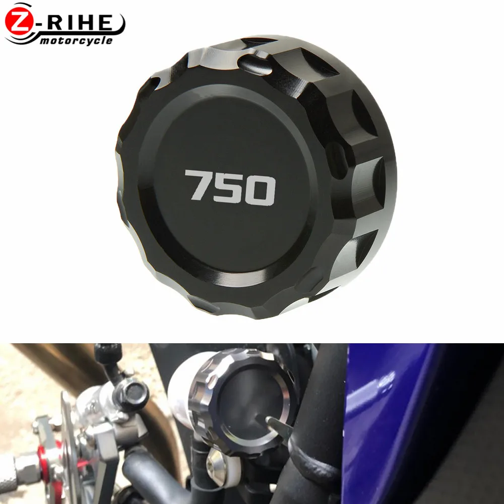 

Motorcycle accessories Customized CNC Aluminum Moto Rear Brake Fluid Reservoir Cover Cap For Suzuki GSXR750 GSXR 750 2011-2014