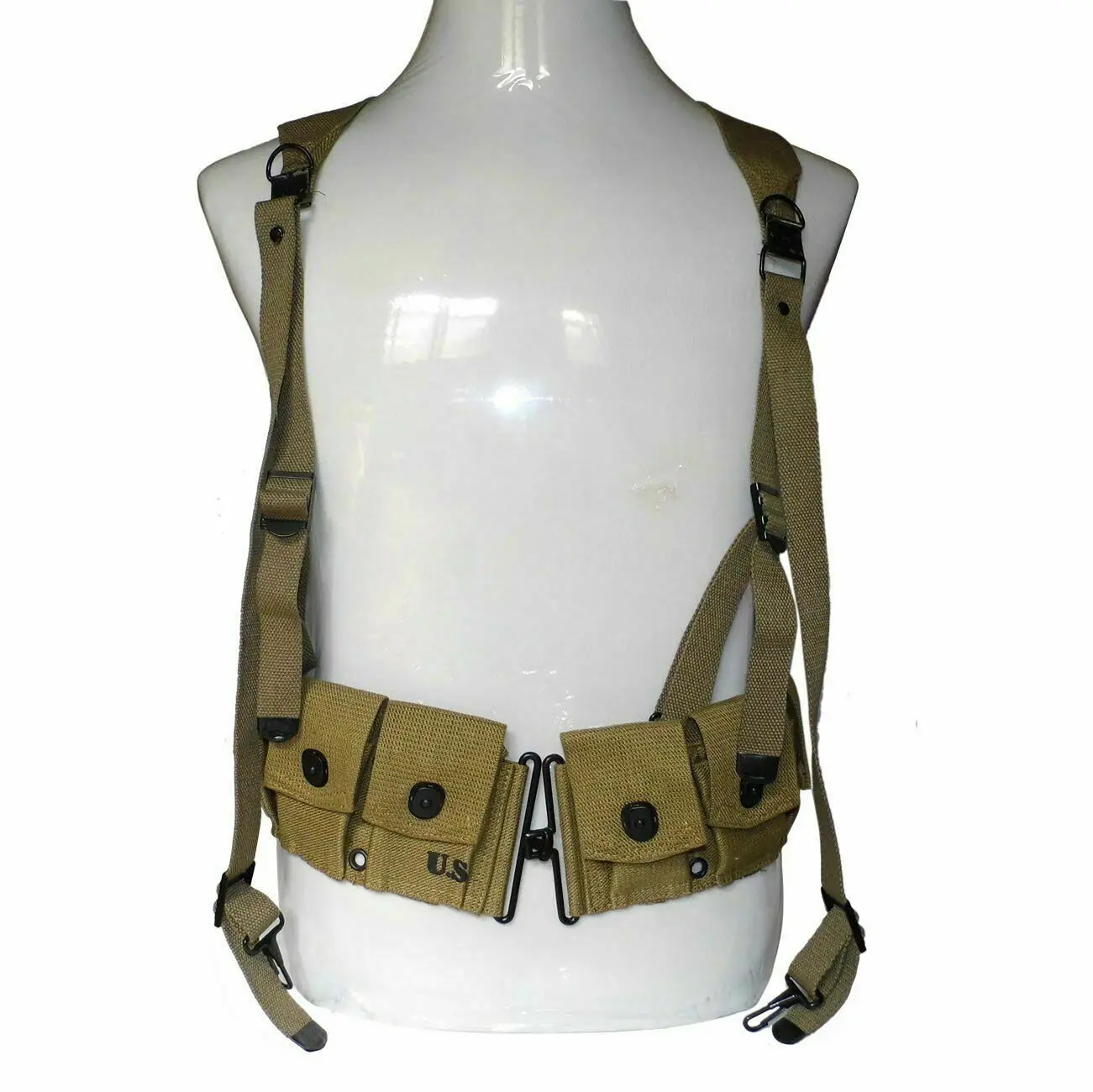 WW2 WWII США армейский журнал пояс &amp солдат подтяжки X военным ремешком снова armyshop2008