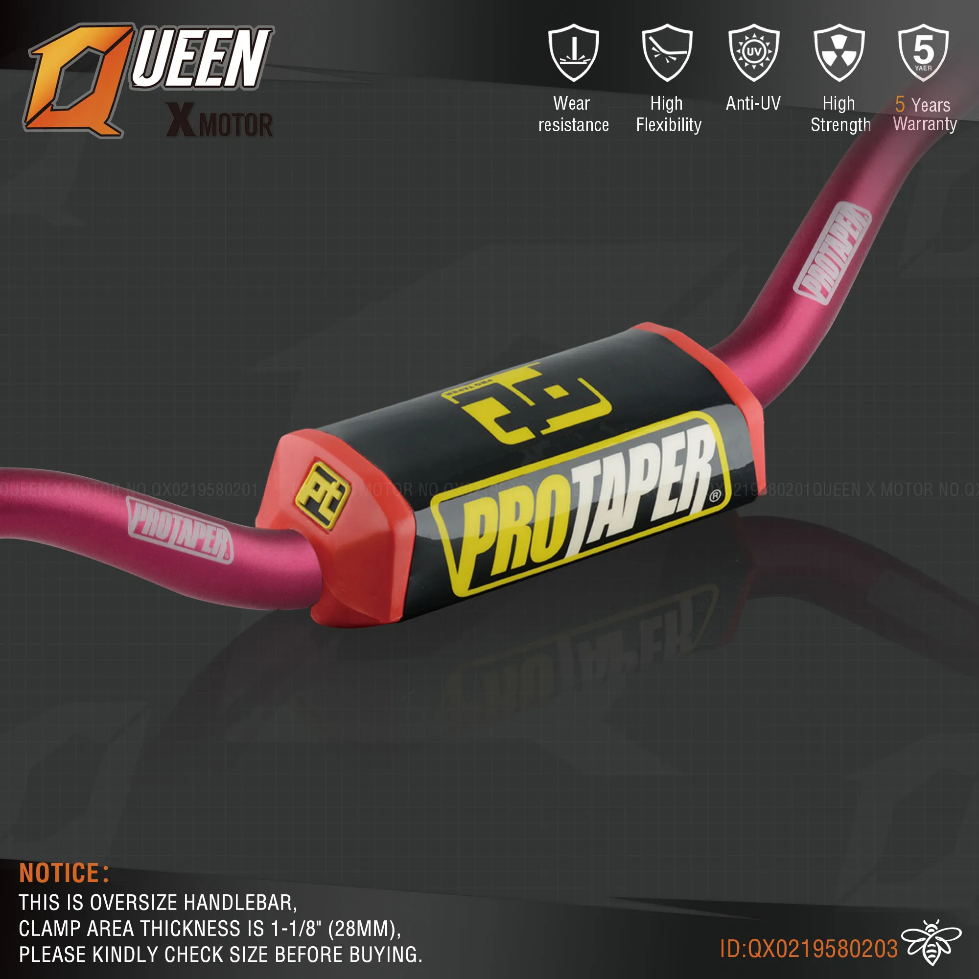 Руль для Pro Taper Pack Bar 1-1/" 6 дней Fatbar Колодки Ручки Pit Pro Racing Dirt Pit Bike мотоцикл с адаптер cnc