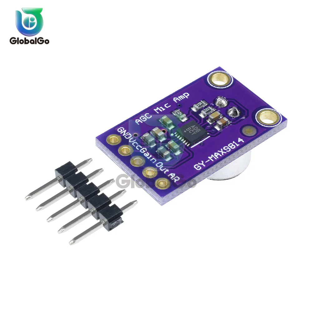 MAX9814 микрофонный усилитель платы модуль автоматического управления для Arduino программируемый