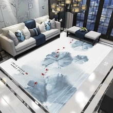 Ретро ковер в китайском стиле классический дом гостиная коврики для ванной комнаты 3D Прямоугольный Коврик прикроватная тумбочка для спальни одеяло Йога теппич коврик