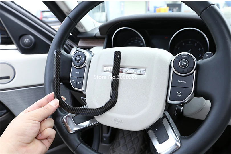 Углеродное волокно стиль ABS Автомобильный руль блесток для Land Rover Discovery 5 17-19 для Range Rover Sport Vogue 14-19 RR Velar