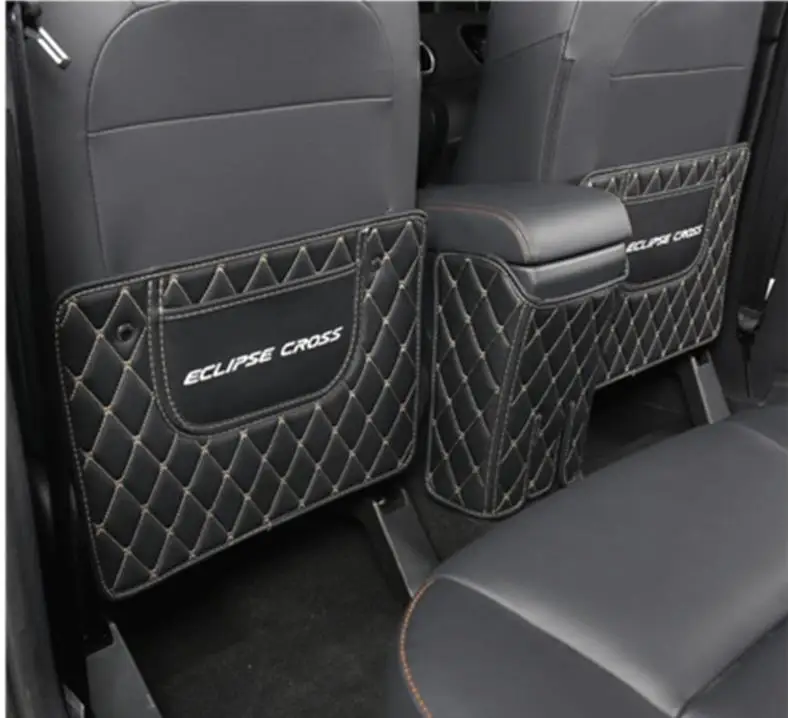 Автомобильный Стайлинг для Mitsubishi Eclipse Cross Автомобильный интерьер PU задняя защита сиденья Противоскользящий мат