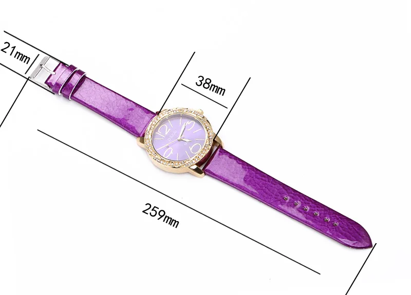 Лидер продаж женские часы с бриллиантовым циферблатом красные кожаные кварцевые наручные часы Топ люксовый бренд Relogio Feminino часы