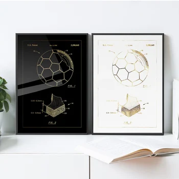 

Soccer ball with fiber reinforced polyurethane cover Framed, Real gold foil more best patent prints store, best patent posters