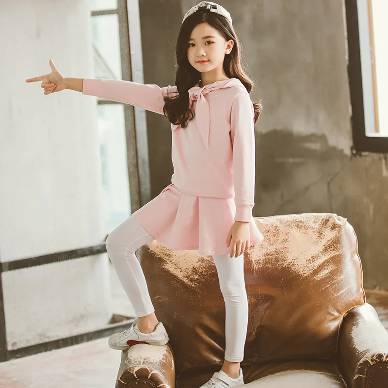 

Girls Spring And Autumn-Set 2019 New Style Fashionable Big Boy Three-piece Set Korean-style Western Style Children Spring And Au
