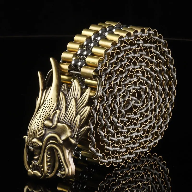 1 metal dragon belt for men