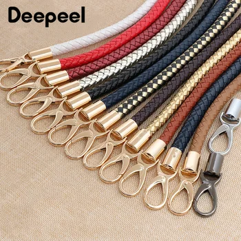 

Deepeel High-grade 40cm Colorful PU Leather Purse Handles Metal Gold Chain Replacement Straps for Bag Handle Weave Sling AP2347