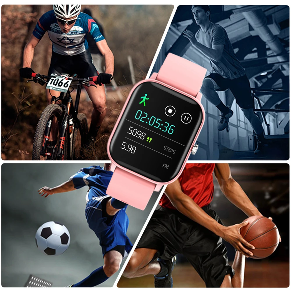 Горячая P8 IP67 1 4 дюймов полный сенсорный Smartwatch для Для мужчин измеритель