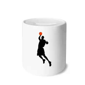 

Running Jumping Sports Basketball Money Box Saving Banks Ceramic Coin Case Kids Adults