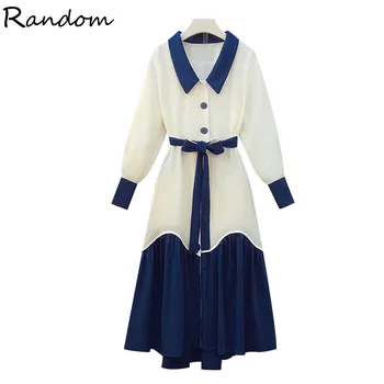 

Women Autumn Vintage 90s Elegant Party Maxi Long Dress 2020 Single-breasted Shirt Dresses Plus Size Smart Casual Office Cloth