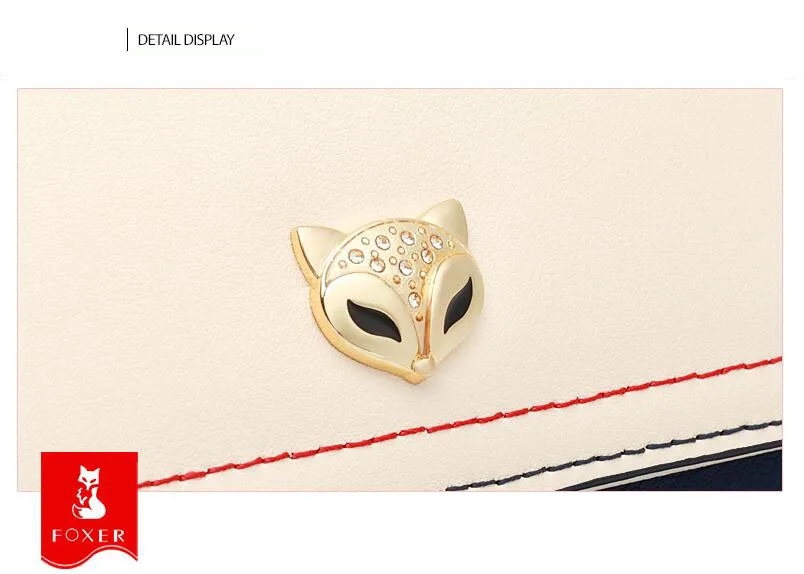 FOXER женские кожаные сумки роскошные сумки женские сумки дизайнерские сумки известный бренд женские сумки Новая модная качественная сумка из воловьей кожи