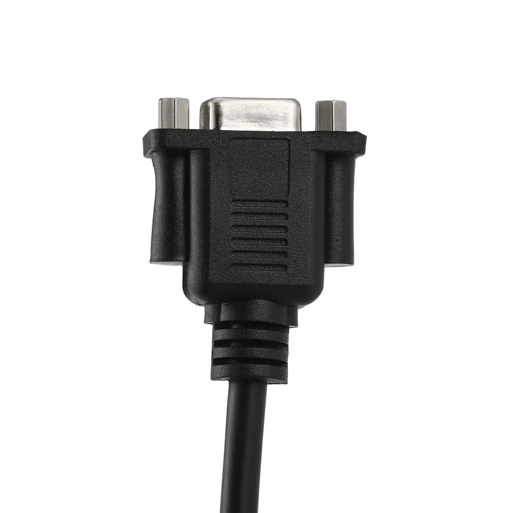 HDMI мужчин и VGA D-SUB 15 контактов Женский видео AV адаптер конвертер кабель для Набор для HDTV-Top Черный Прочный легкий