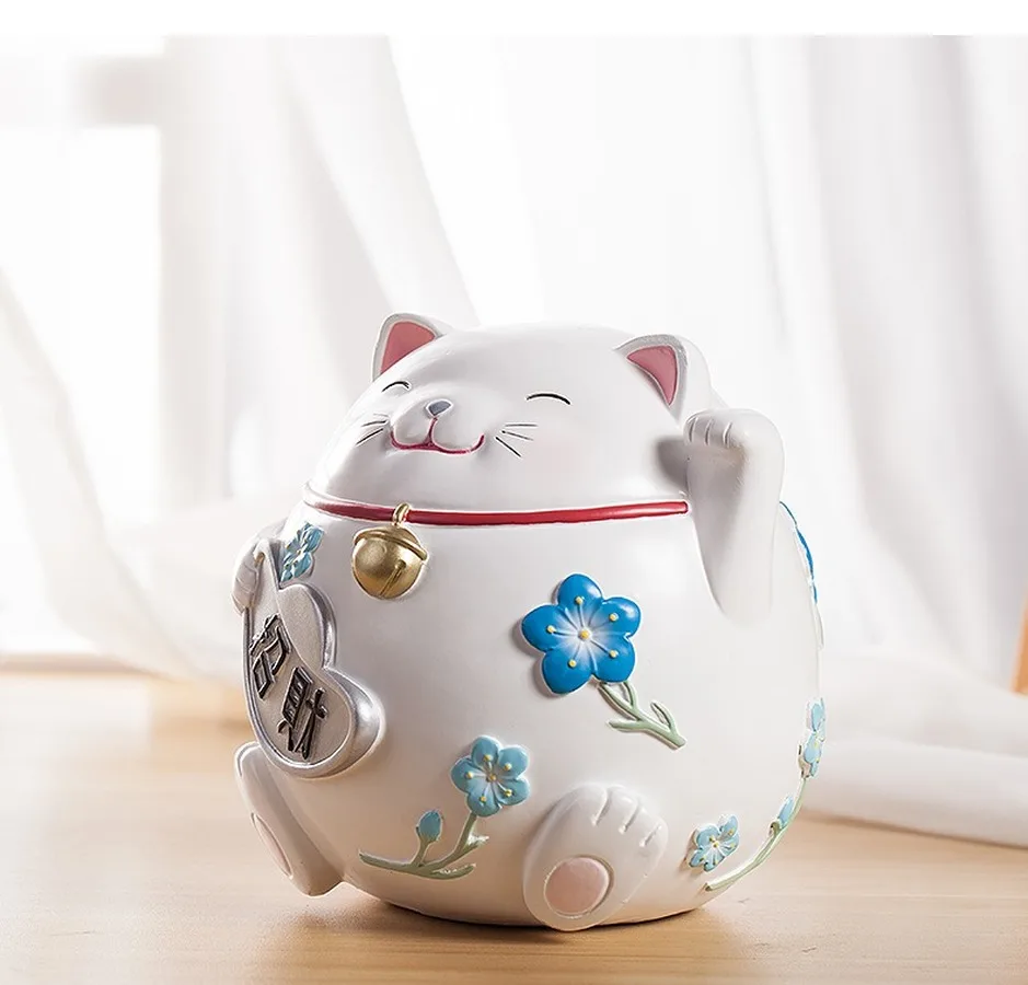 Палантин монета Cat Копилка сэкономить деньги Коробки для детей Hucha Gato денежный ящик с изображением из мультфильма Lucky Cat банк Япония кошка HH50QG
