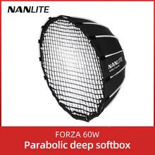 Nanlite portátil 60cm rapidamente rápida instalação profunda softboxfor parabólico forza 60 softbox (EC-FZ60)