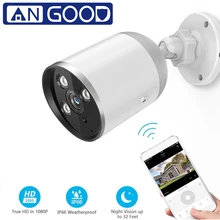 ANGOOD WiFi ip-камера безопасности HD 1080P Мини панорамный Водонепроницаемый Открытый ONVIF домашний монитор беспроводная сеть ночного видения