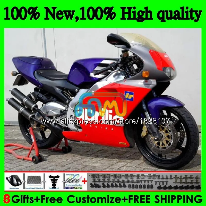 Средства ухода за кожей для Aprilia RS-250 RSV250 R RS250 95 96 97 81BS. 30 RSV250RR RS250R RS 250 РСВ 250 R RR 1995 1996 1997 красного и синего цвета распродажа обтекатель - Цвет: No. 1