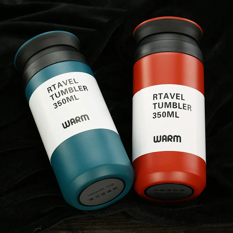 

Hot Sales Insulated Stainless Steel Bottle Creative Japanese-style Glass Portable Fresh