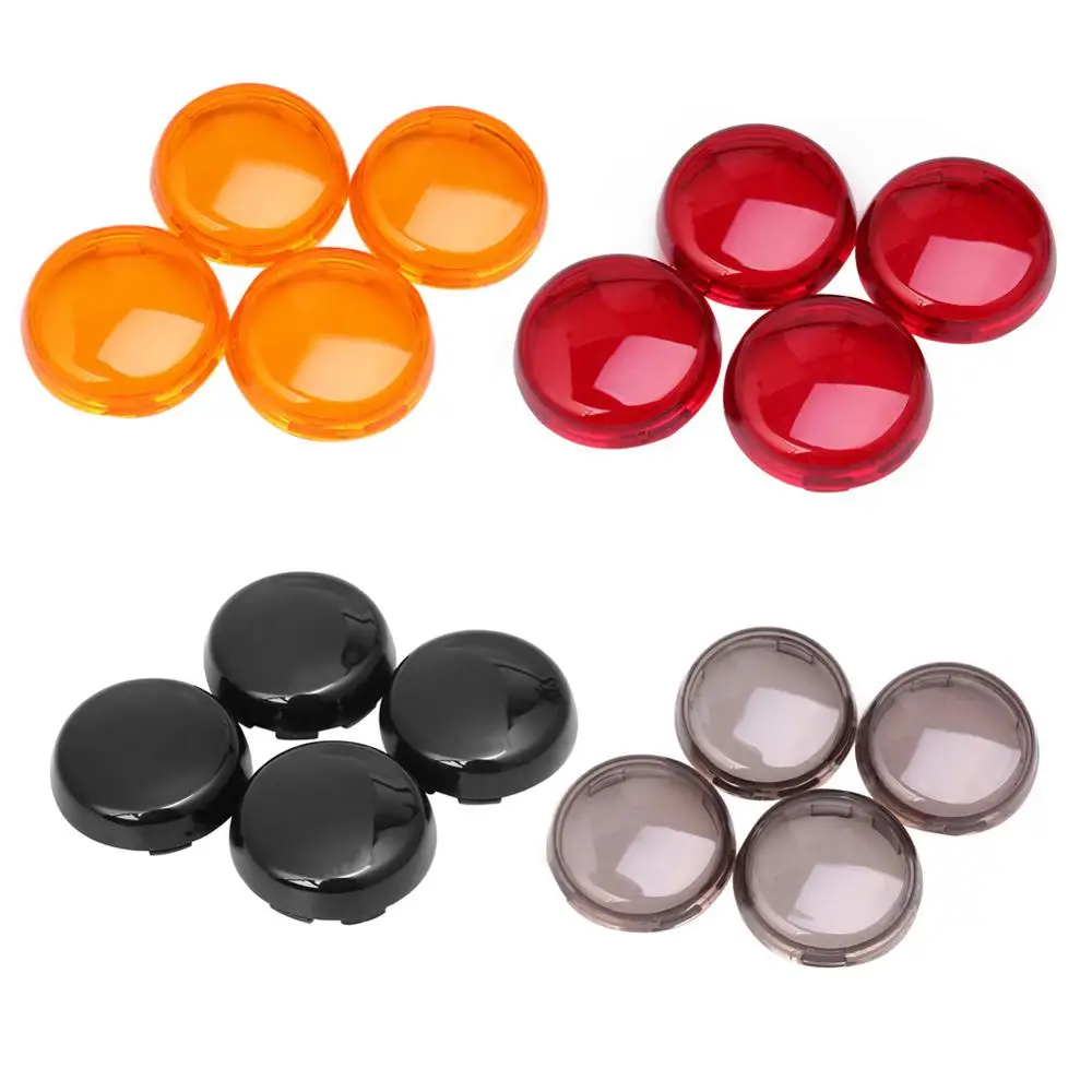 Крышка для светового сигнала поворосветильник мотоцикла 4 цвета подходит Harley Dyna