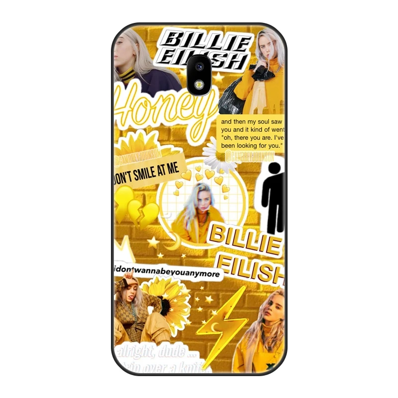 No.7 Крышка для samsung Galaxy J4 J6 J8 плюс J2 J5 J7 Prime Billie Eilish силиконовый чехол для телефона для samsung J3 J5 J7 - Цвет: No.7