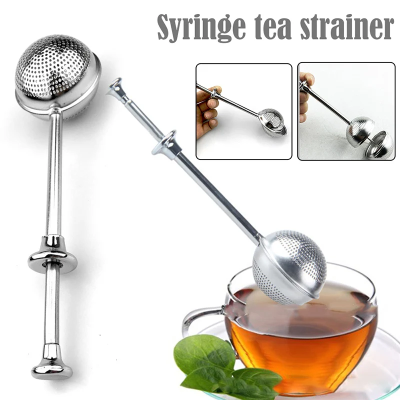 

Stainless Steel Teapot Tea Strainer Ball Shape Mesh Tea Infuser Filter Reusable Tea Bag Spice Tea Tool Accessories Drop Shipping
