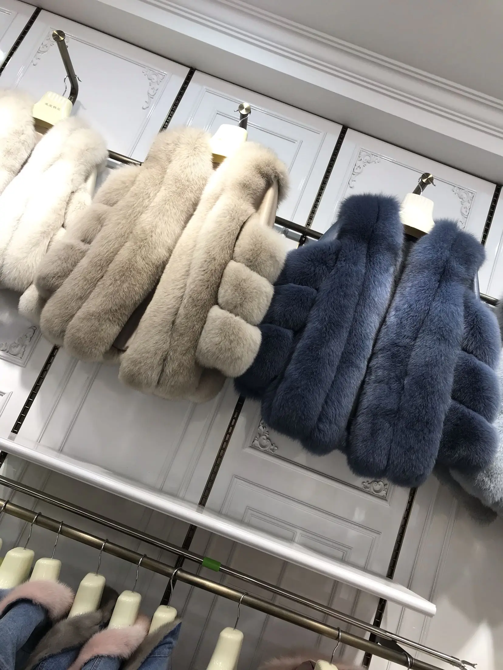 ZDFURS* натуральный мех, Лисий мех, шуба, дизайнерское, для девушек, зимнее, действительно Лисий мех, шуба, съемный, натуральный мех, шуба, Женская