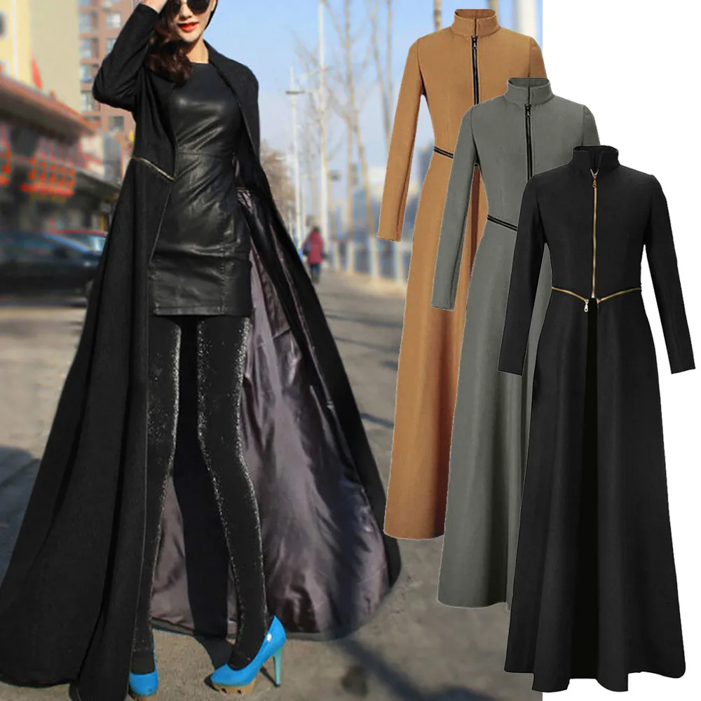 Женская длинная куртка, пальто Winder Breaker, приталенный длинный Тренч, верхняя одежда, парка