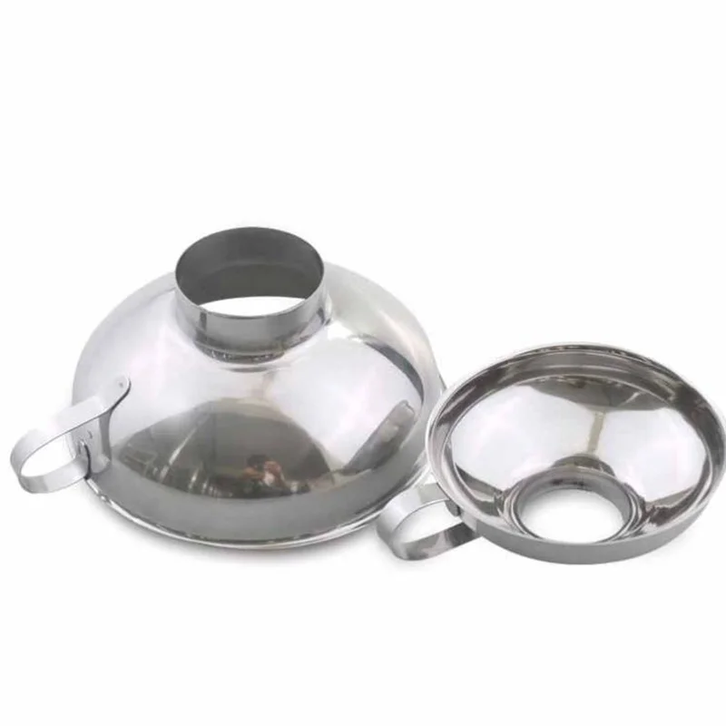 30 шт. Многофункциональный широкий, из нержавеющей стали рот Canning Jar Воронка чашки фильтр от насекомых Воронка капающие масло инструменты кухонные аксессуары